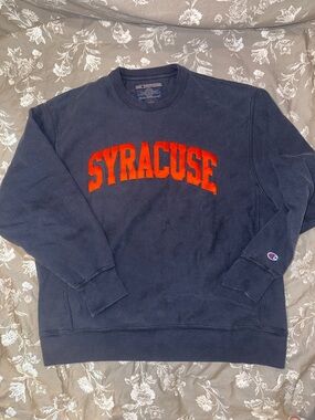 Champion Syracuse Embroidered Crewneck Sweatshirt